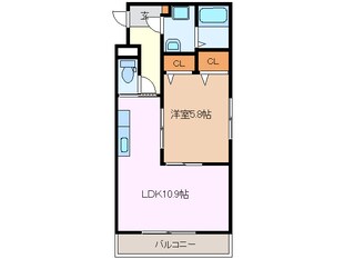 津駅 徒歩30分 2階の物件間取画像